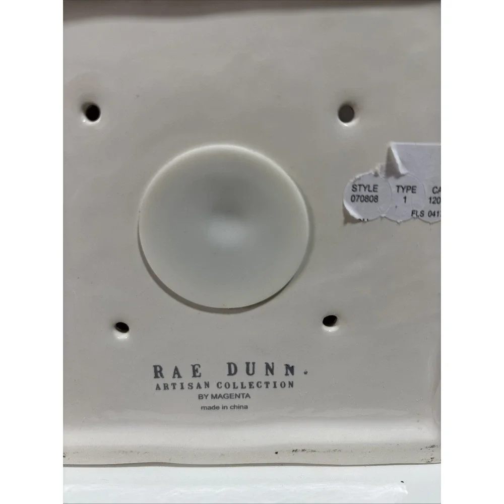 Rae Dunn 2017 Ceramic Birdhouse NEST‎ Green Bow Artisan Collection by Magenta